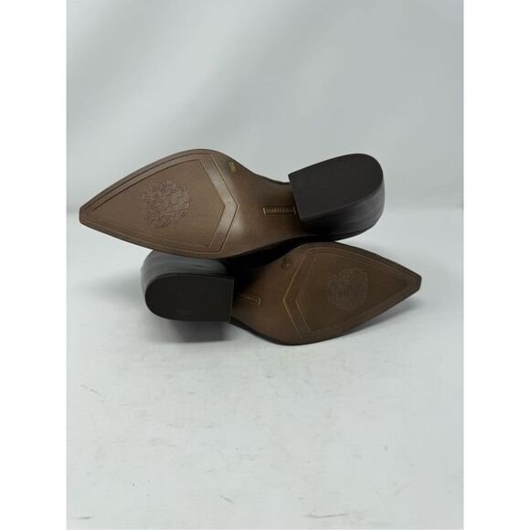 Vince Camuto Gigietta Suede Back Zip Chelsea Booties Brown Size 7.5 NWOB - Picture 6 of 14